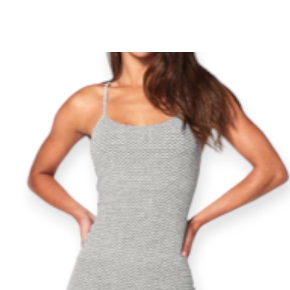 Lululemon Power Pose Tank Monochromic White & Black Tank Top  SZ 10 - Picture 3 of 5